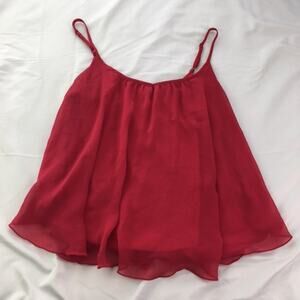 Express Spaghetti Strap Tank Pink XS